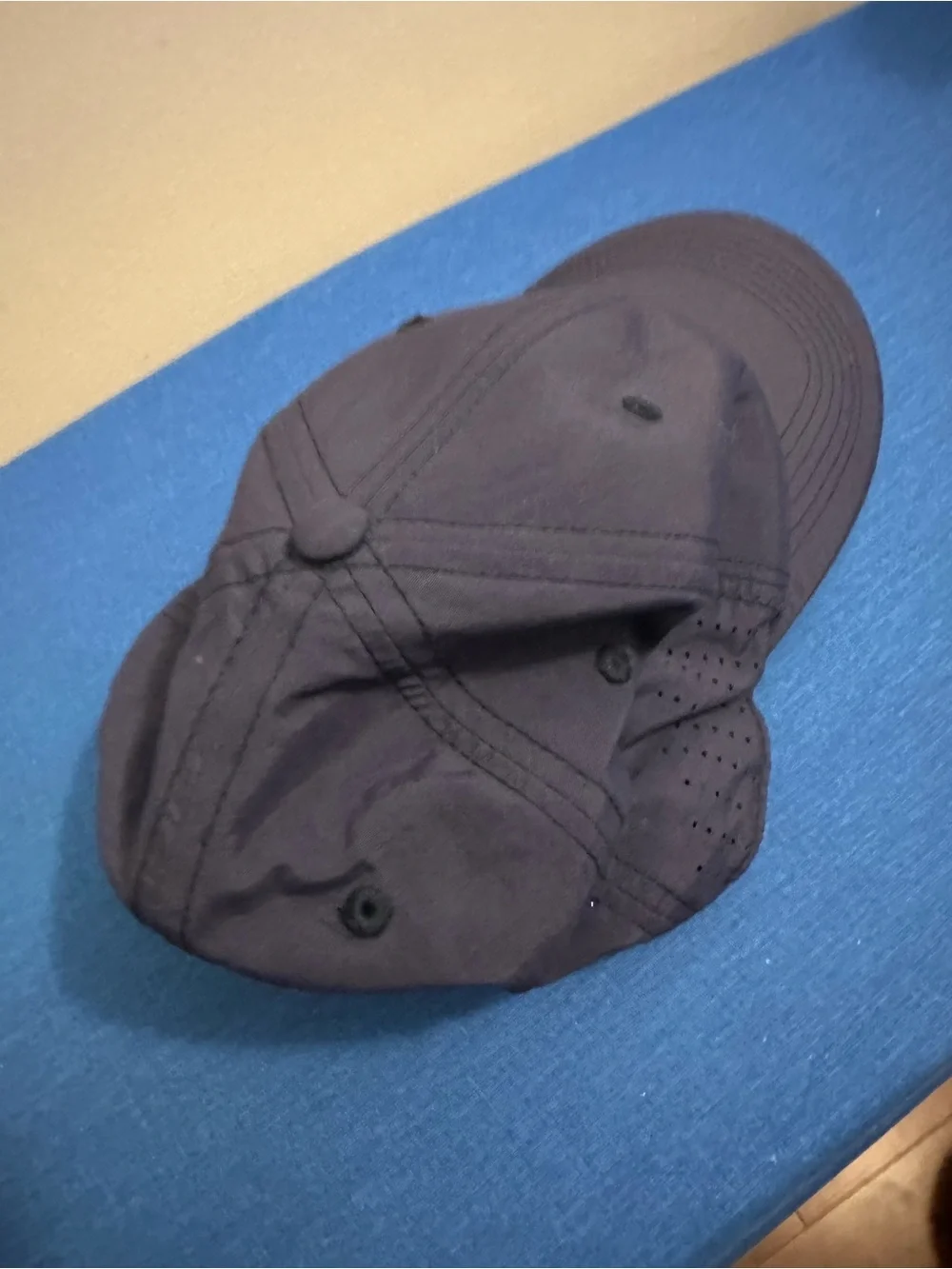 MISSION Navy Cooling Vented Performance Hat – Adjustable Unisex Fit